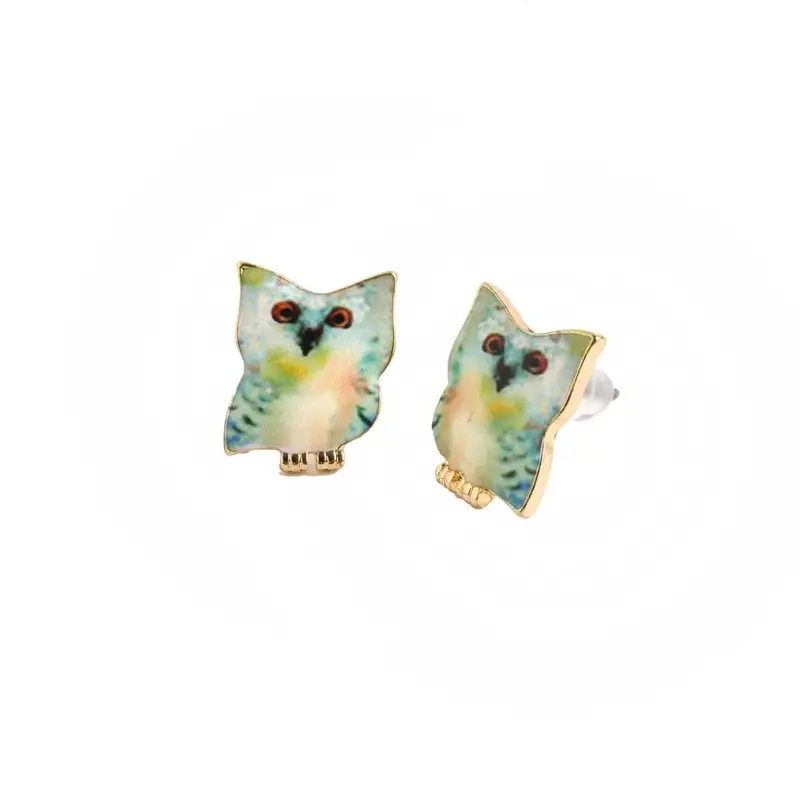 Owl Earrings Animal Studs Jewelry Love My Pet Jewelry Animal Party Earrings Love Gift Idea Oed082 5