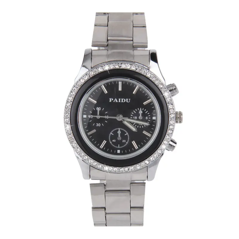 Paidu 58927 Round Quartz Ladiesgirls Stainless Steel Wrist Watch 1