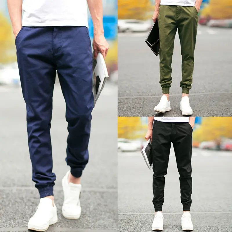 Pantspantspants Casual Slim Fitness Trousers Body Building Sweatpants Style 4