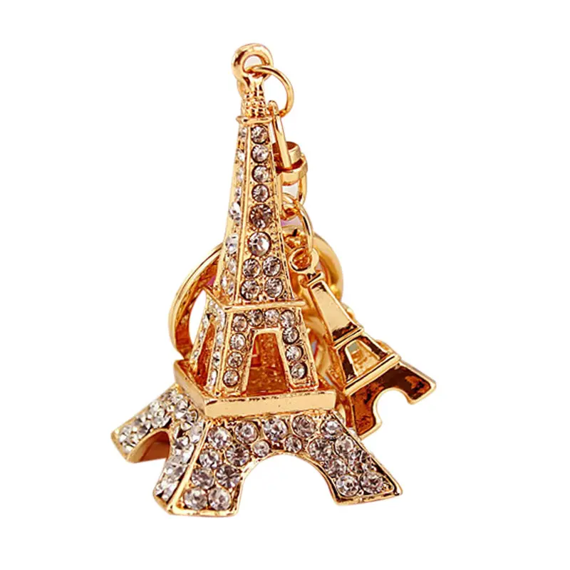 Paris Eiffel Tower Keychains Car Key Chain Ring Fashion Keyring Gift Metal Key Ring Pendant 1