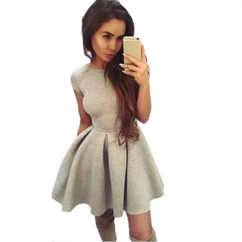 / Party Dresses Princess Backless Dresses Oneck Women Dresses Vestidos Robes 3