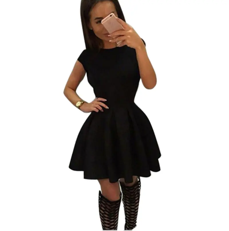 / Party Dresses Princess Backless Dresses Oneck Women Dresses Vestidos Robes 4