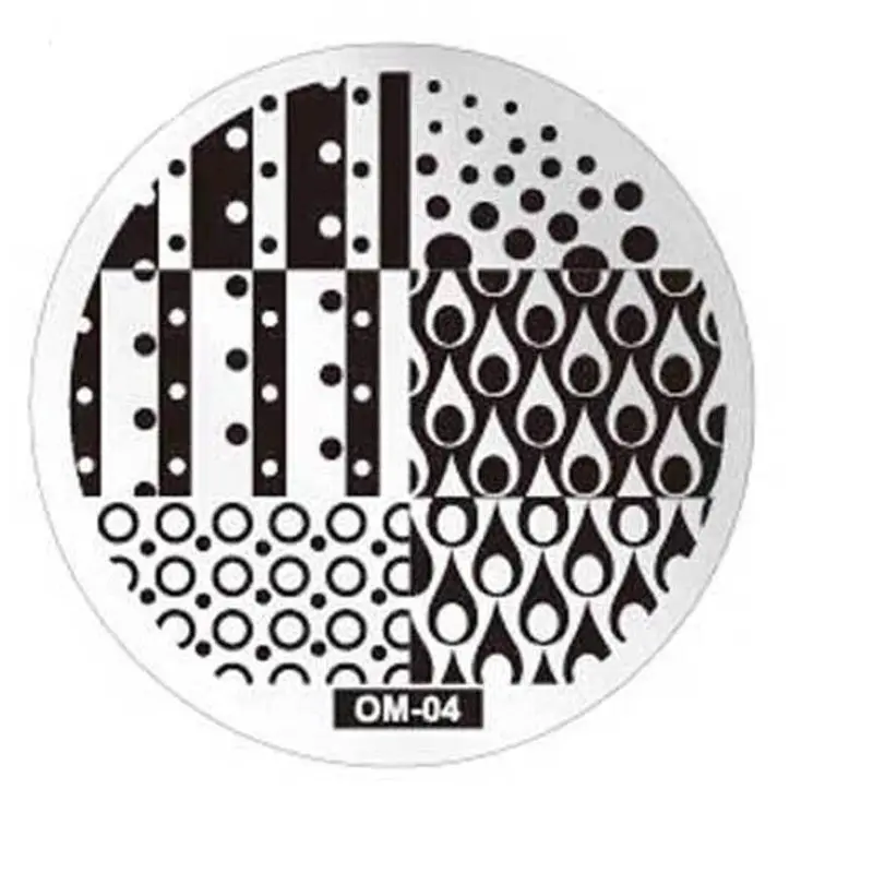 Pattern Diy Nail Art Image Stamp Stamping Plates Manicure Template Om4 1