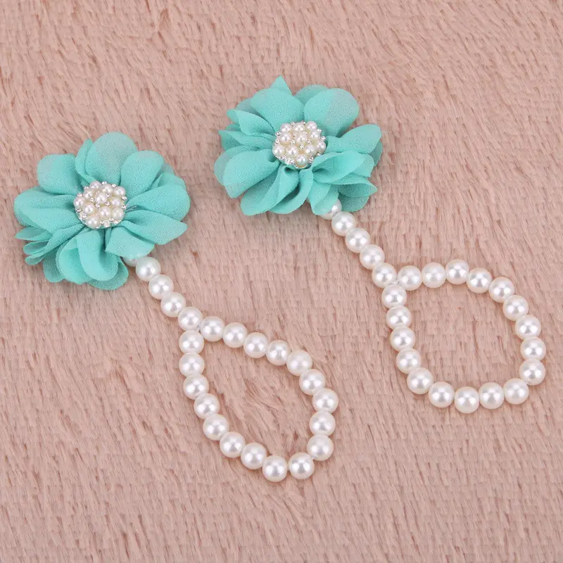 Pearl Baby Shoes Anklet Non-Slip Footwear Crib Shoe Baby Boy Girl Baby Foot Accessories Baby Accessories 3