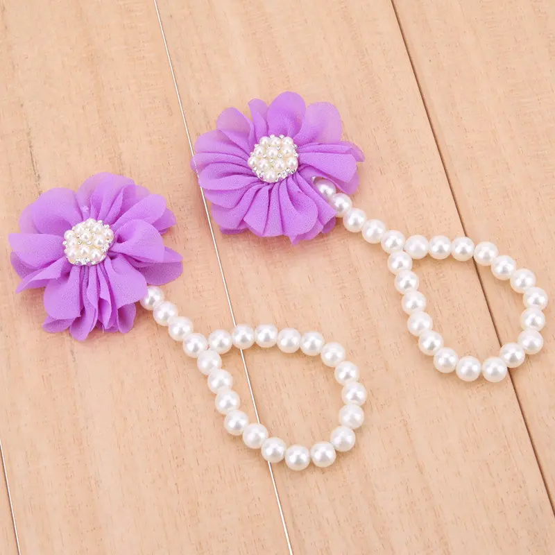 Pearl Baby Shoes Anklet Non-Slip Footwear Crib Shoe Baby Boy Girl Baby Foot Accessories Baby Accessories 4