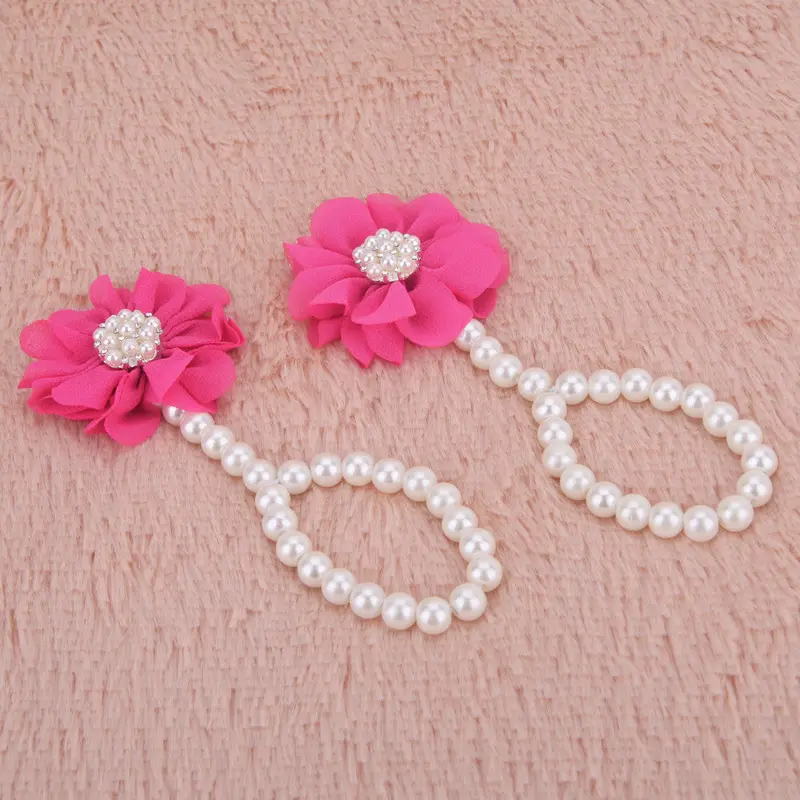 Pearl Baby Shoes Anklet Non-Slip Footwear Crib Shoe Baby Boy Girl Baby Foot Accessories Baby Accessories 5