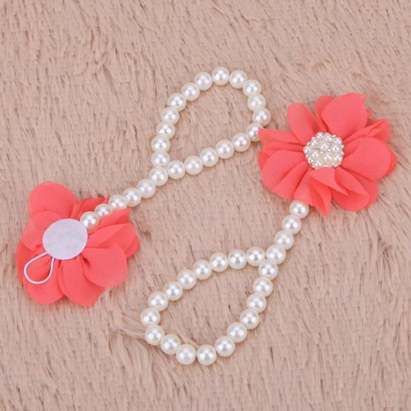 Pearl Baby Shoes Anklet Non-Slip Footwear Crib Shoe Baby Boy Girl Baby Foot Accessories Baby Accessories 6