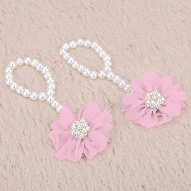 Pearl Baby Shoes Anklet Non-Slip Footwear Crib Shoe Baby Boy Girl Baby Foot Accessories Baby Accessories 7