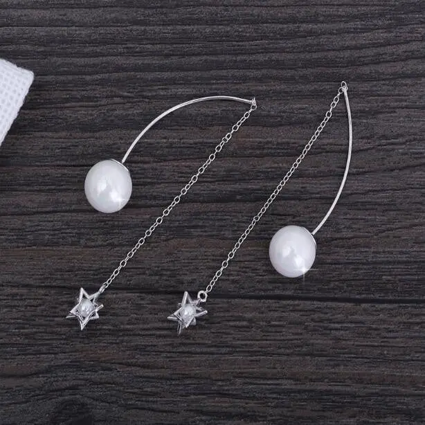 Pearl Earrings Lovely Hanging Chain Stud Earrings Girls Christmas Gifts Syed112 1