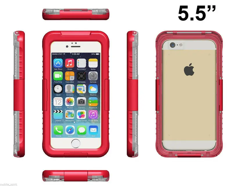 Phone Case Cover For Iphone 6 6S 4.7" Plus 5.5" Cases Ip68 Waterproof Durable Shockproof Covers Skin 9