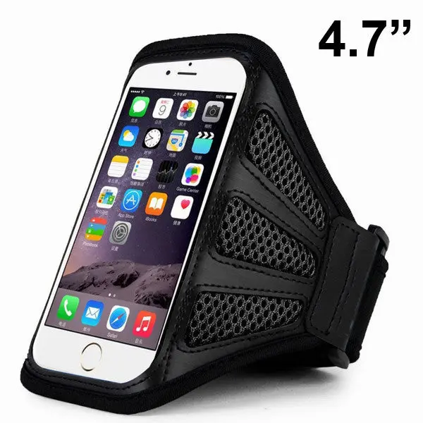 Phone Mesh Pouch Bag For Iphone 6 6S 4.7" Plus 5.5" Sports Running Cycling Arm Band Case Cover 1