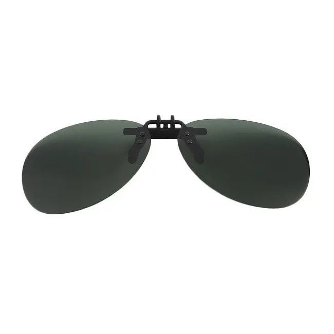 Pilot Polarized Sunglassesnight Vision Toad Lens Polaroid Sun Glasses Flip Up Clip On Sunglass Outdoor Goggles 1