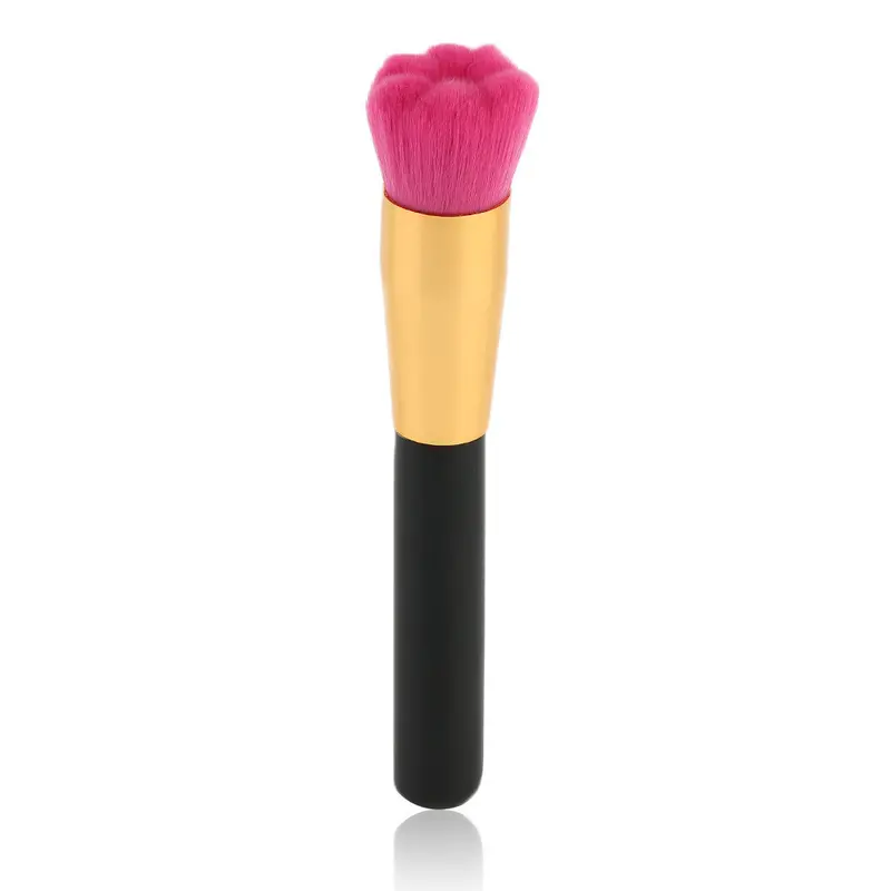 Pink Hair Style Makeup Brush Foundation Powder Beauty Brush Cosmetic Make Up Smooth Blusher Brushes Tool 1