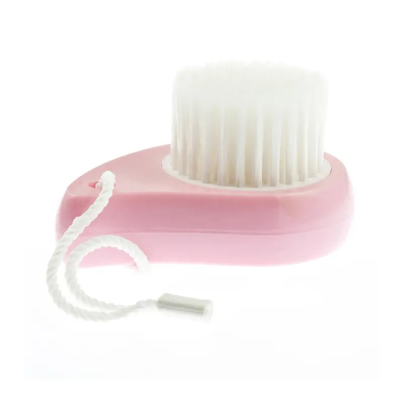 Pink Plastic Hle White Hair Cleaning Brush Wash Face Facial Exfoliating Brush Spa Skin Scrub Cleanser Face Washing Product 1