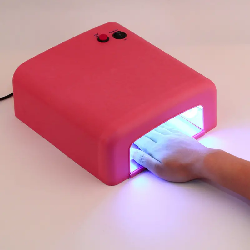 Pinkwhite Uv Lamp Gel Curing Lamp Light Dryer 220V 36W Eu Plug Nail Art Dryer 1