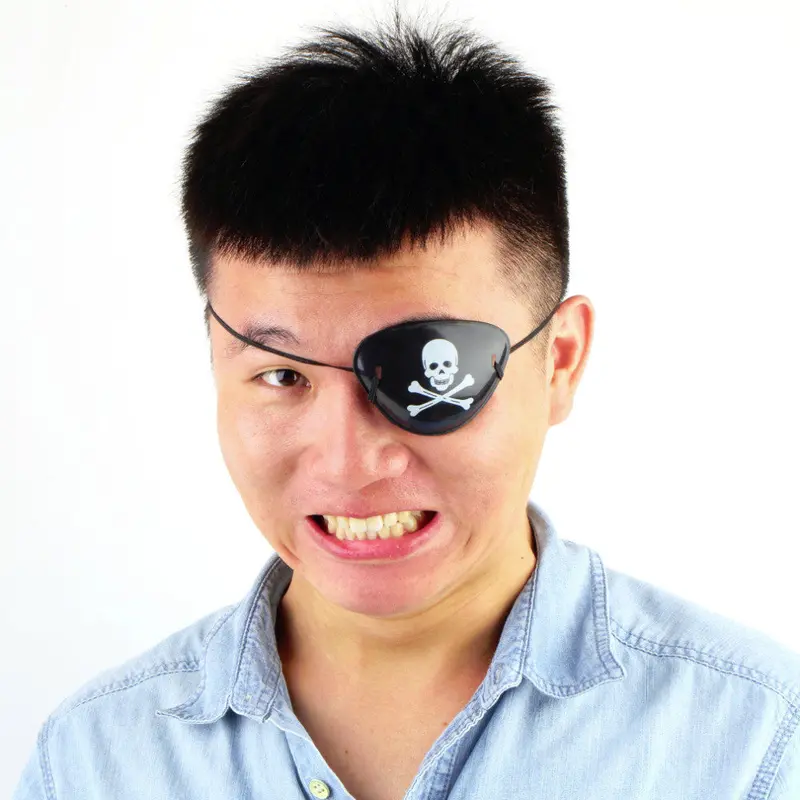 Pirate Eye Patch Skull Crossbone Halloween Party Favor Bag Costume Kids Toy 1