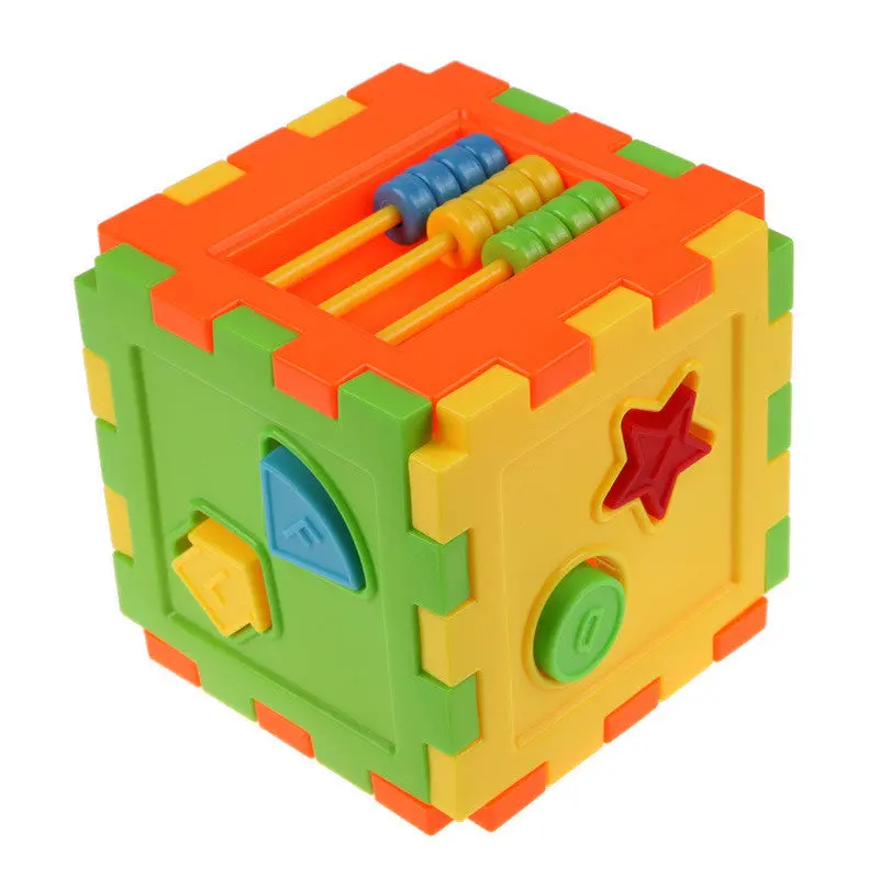 Plastic Baby Toy Educational Toy Bricks Matching Blocks Intelligence Children Sorting Box Toy 1