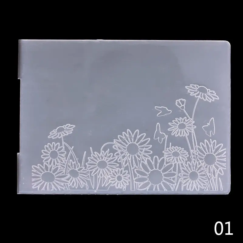 Plastic Embossing Folder For Scrapbooking Diy Po Album Card Christmas Gift Ten Types For Choosing Template 224591 1