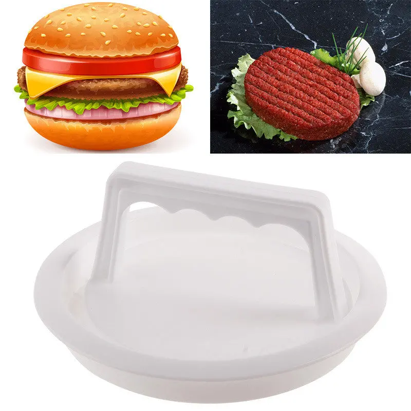Plastic Kitchen Tool Mould Hamburger Meat Beef Press Patty Maker Mold 71943 1
