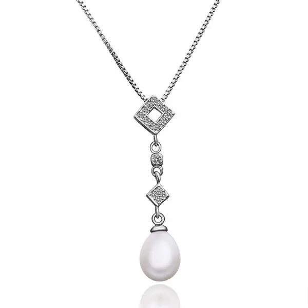 Platinum Plating Austrian Crystal Pendant Beads Maxi Necklace Margarida15 2