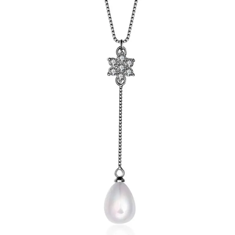 Platinum Plating Austrian Crystal Pendant Beads Maxi Necklace Margarida15 3