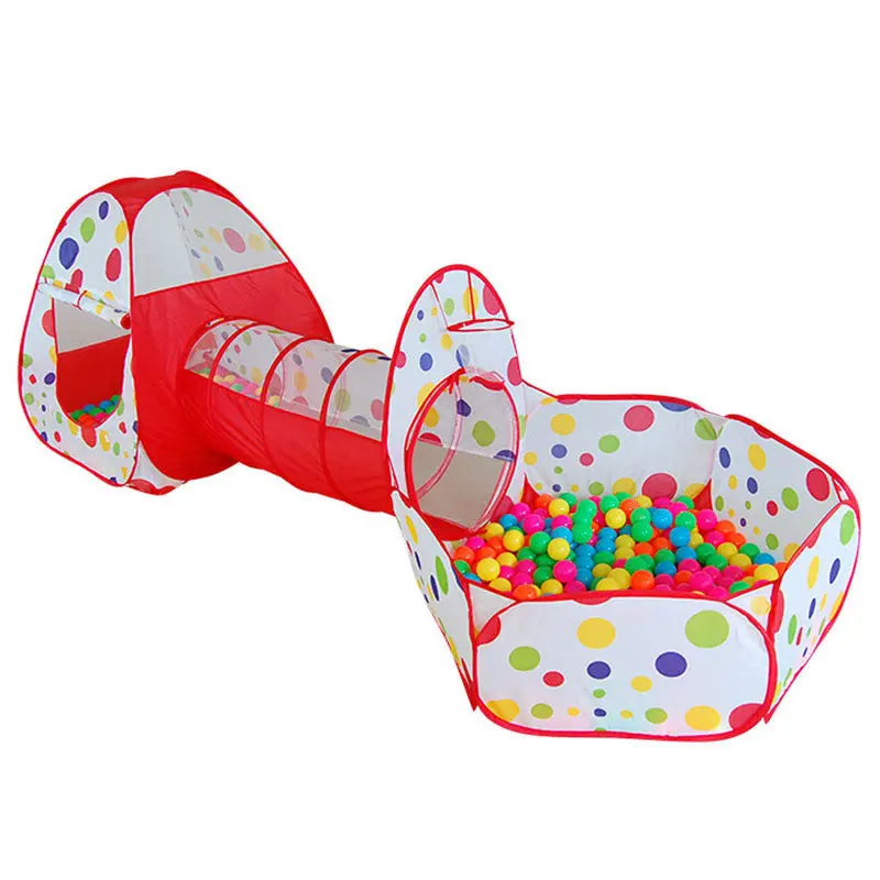 Play Tent For Kids Pipeline Crawling Huge Game Play House Baby Play Yard Ball Pool Piscina De Bolinha Children Tent 1