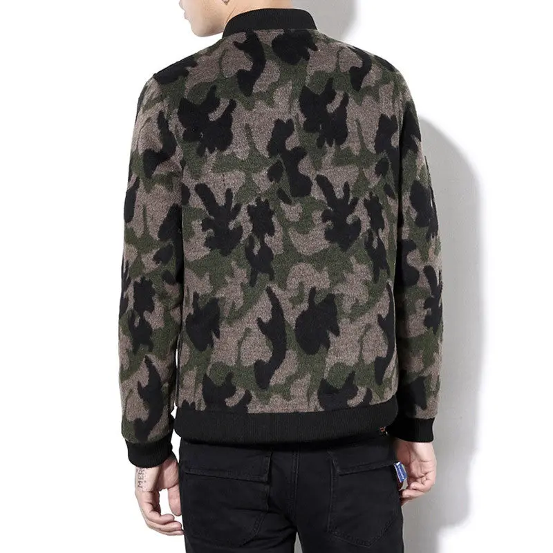 Plus Size Camouflage Jackets Slim Fits Coats Casual Jacketsoutwears 6