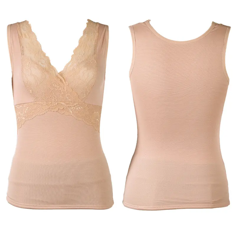 Plush Knittedsleeveless Tank Tops Underwear Vest Slim Sexy V Neck Designtank Top Keeping Body Warm 6