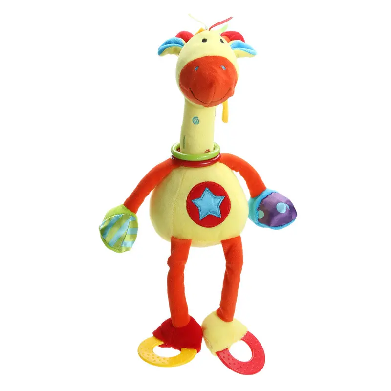 Plush Toys Bed Baby Mobile Hanging Baby Rattle Toy Giraffe Infant Teether Toys Christmas Gift 1