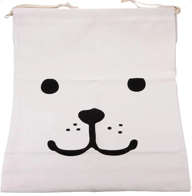 Popular Heavy Kraft Paper Bag Children Room Organizer Bag Storage Bag For Toy And Baby Clothings 84802 1