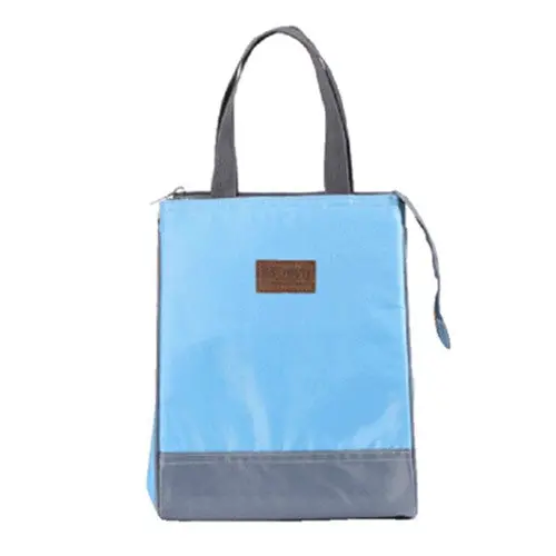 Popular Lunch Bag & Solid Thermal Insulated Lunch Bag Tote Cooler Zipper Bag Bento Lunch Box Bolsa Termica Smile 3