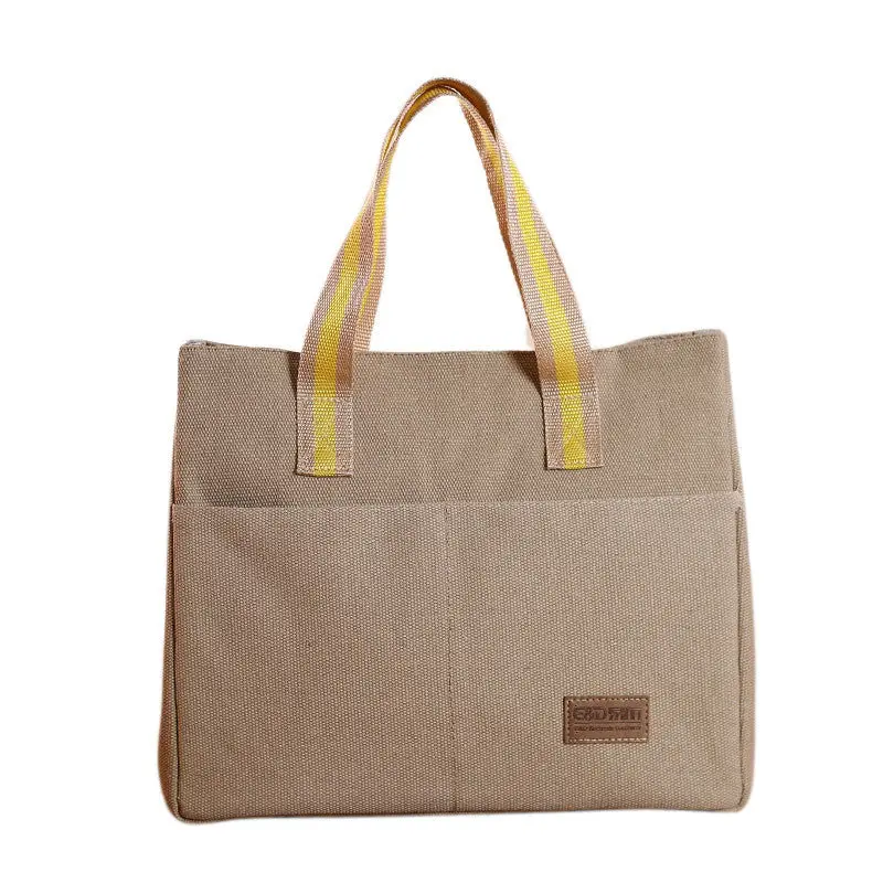 Popular Lunch Bag & Thermal Insulated Lunch Bag Tote Cooler Canvas Bag Bento Lunch Pouch Bolsa Termica Smile 1