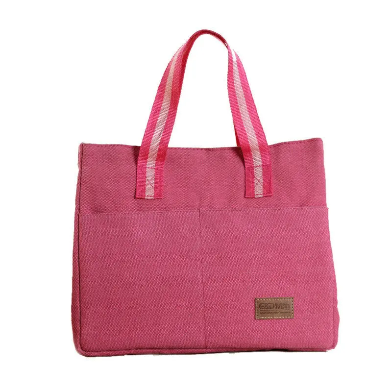 Popular Lunch Bag & Thermal Insulated Lunch Bag Tote Cooler Canvas Bag Bento Lunch Pouch Bolsa Termica Smile 2