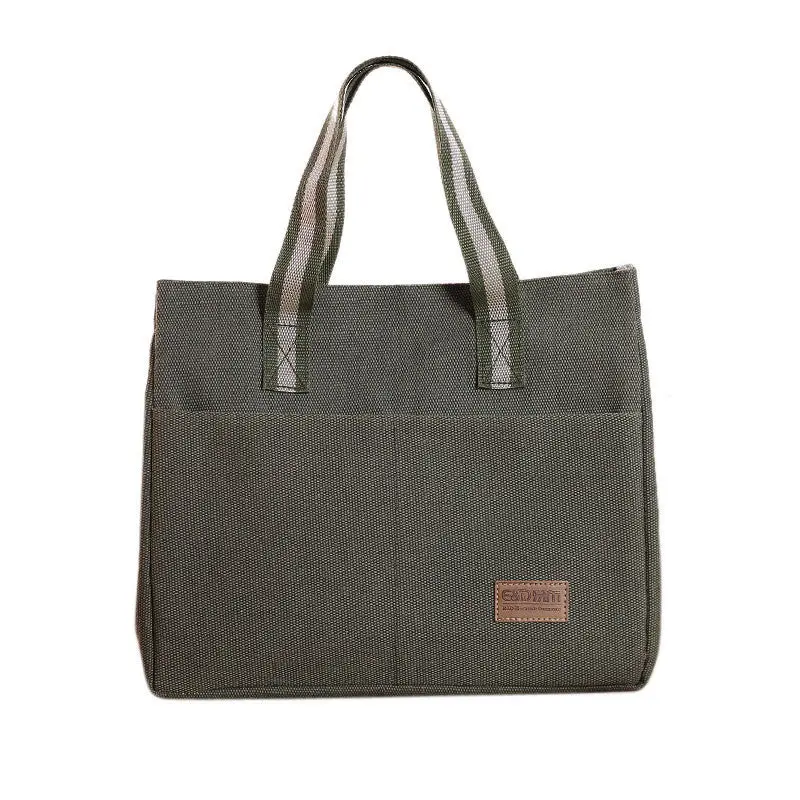 Popular Lunch Bag & Thermal Insulated Lunch Bag Tote Cooler Canvas Bag Bento Lunch Pouch Bolsa Termica Smile 3