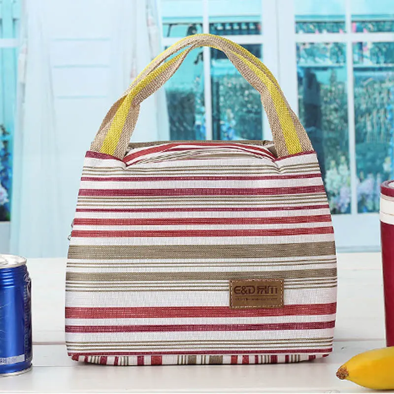Popular Lunch Bag & Thermal Insulated Lunch Bag Tote Cooler Zipper Bag Bento Lunch Pouch Bolsa Termica Smile 1