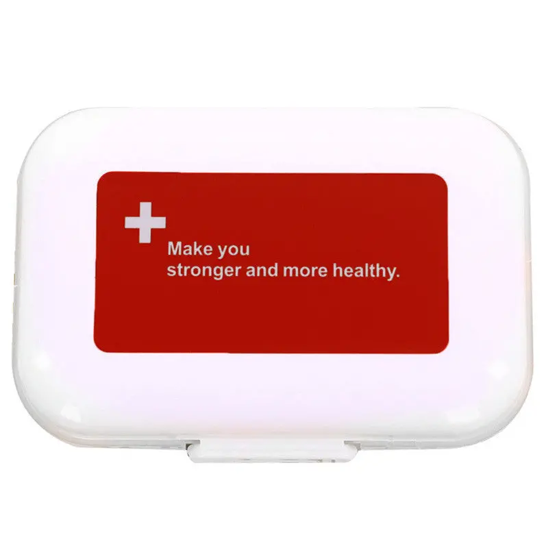 Portabe Multilayer 8 Compartment Red Moisturepro Pill Case Pill Organizer Medicine Box Drugs Pill Container 1