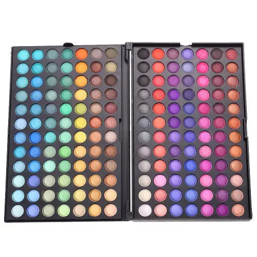 Portable 168 Colors Palette Makeup Neutral & Shimmer Matte Cosmetic Eyeshadow 1