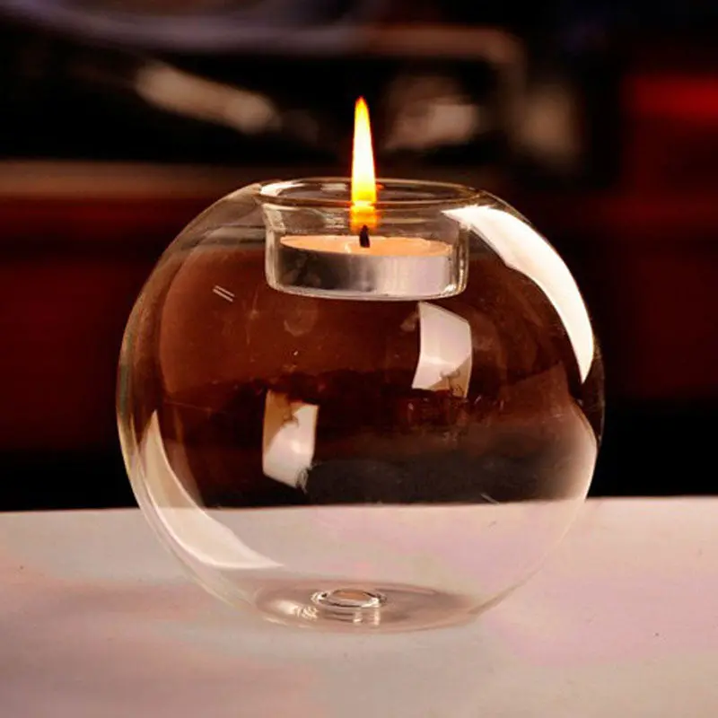 Portable Classic Crystal Glass Candle Holder Wedding Bar Party Home Decor Candlestick 80847 1
