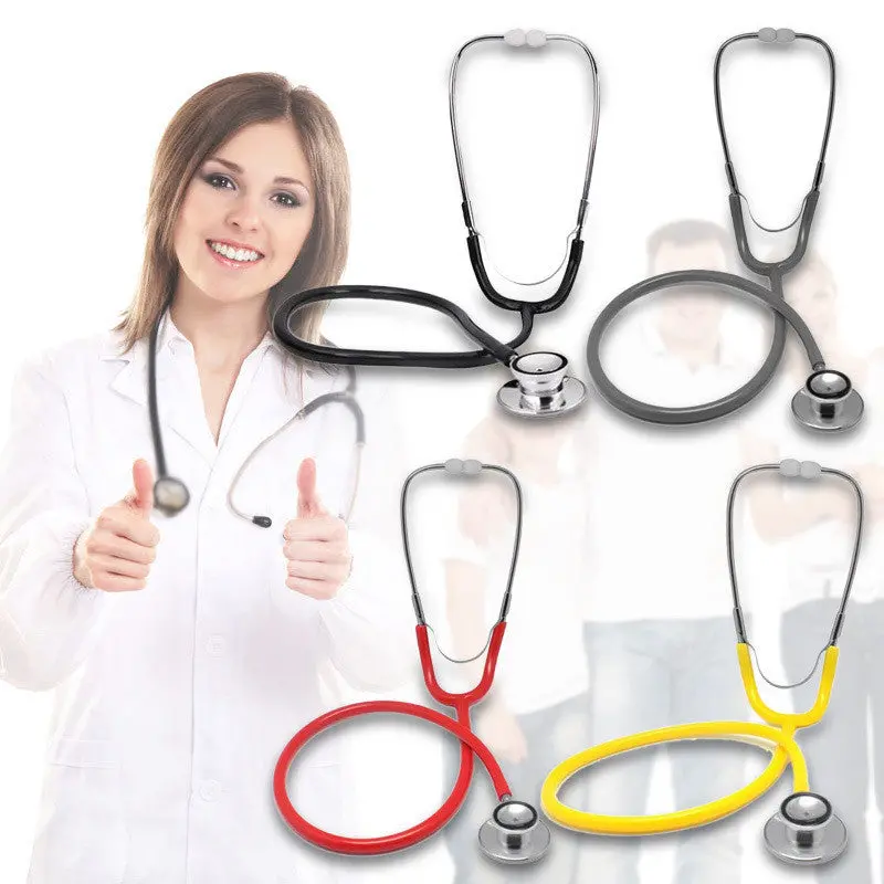 Portable Dual Head Emt Clinical Stethoscope Medical Auscultation Device Estetoscopio Littmann Fonendoscopio Rom Color 1