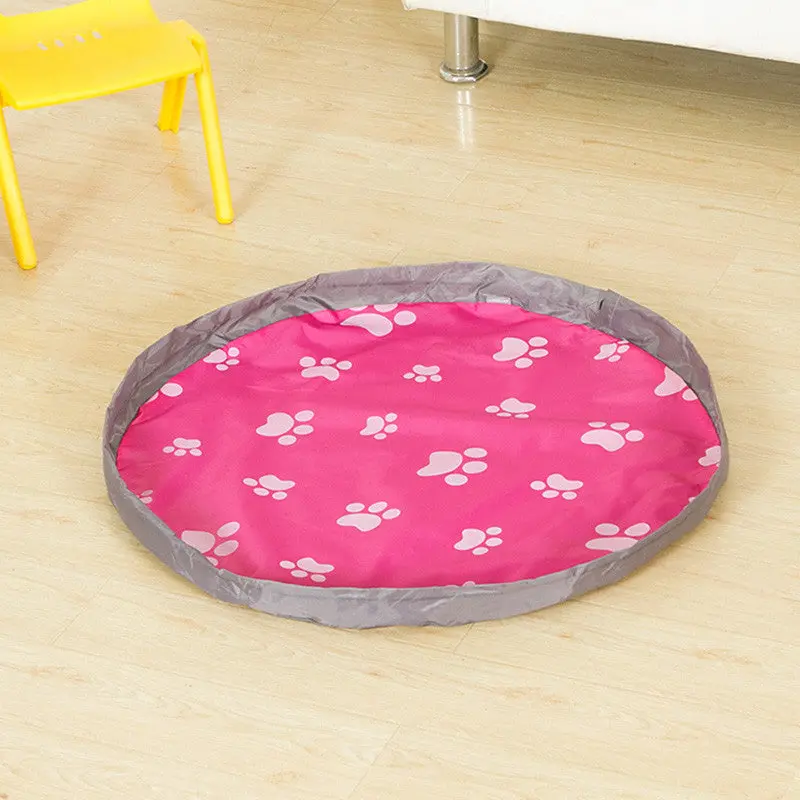 Portable Kids Toy Storage Bag And Play Mat Toys Organizer Bin Box S Storage Bags 87886 1