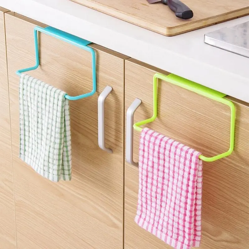Portable Kitchen Cabinet Over Door Hanging Towel Rack Holder Bathroom Hanger226217 1