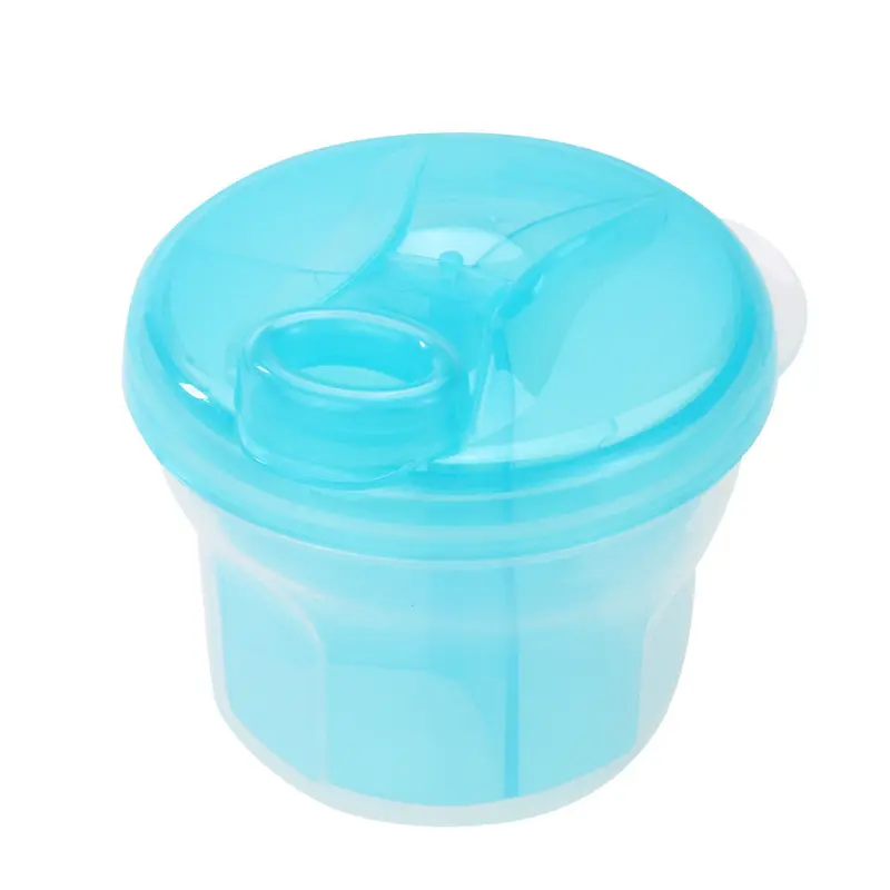 Portable Milk Powder Box Pp Formula Dispenser Food Container Storage Feeding Box For Baby Toddler Blue Pink Yellow 1