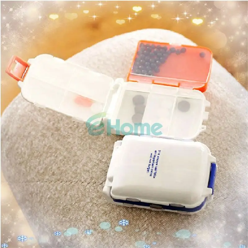 Portable Mini Sort Folding Vitamin Medicine Drug Container Pill Box Storage Case 57604 2