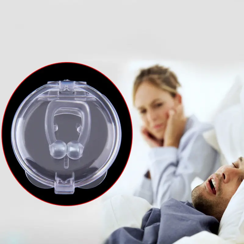 Portable Stop Snoring Anti Snore Nose Clip Apnea Guard Care Tray Sleeping Aid Health Sleeping Aid Equipt 1