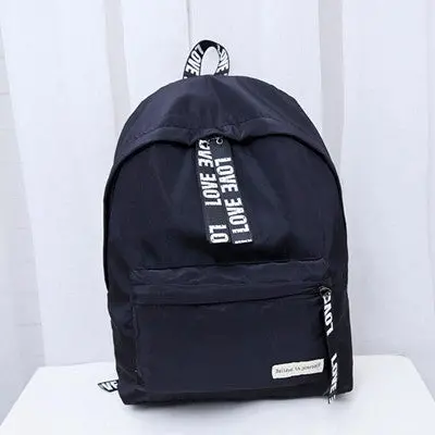 Portable Travel Backpacks Zipper Soild Back Pack Daily Women Men Shoulder Bags Rucksack School Bag 1