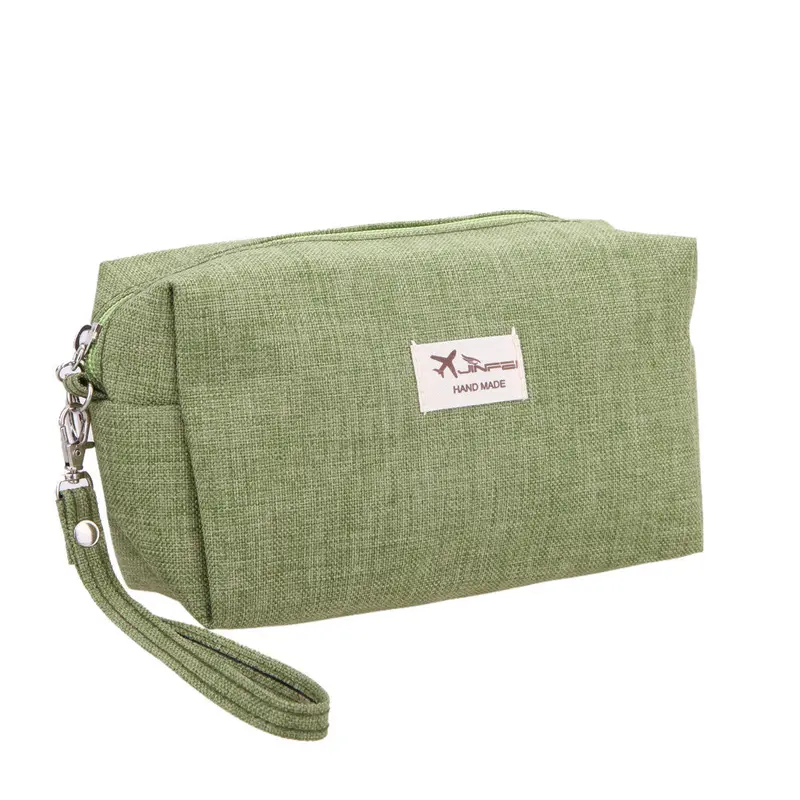 Portable Women Travel Cosmetic Bag Makeup Pouch Organizer Toiletry Case Green Red 1