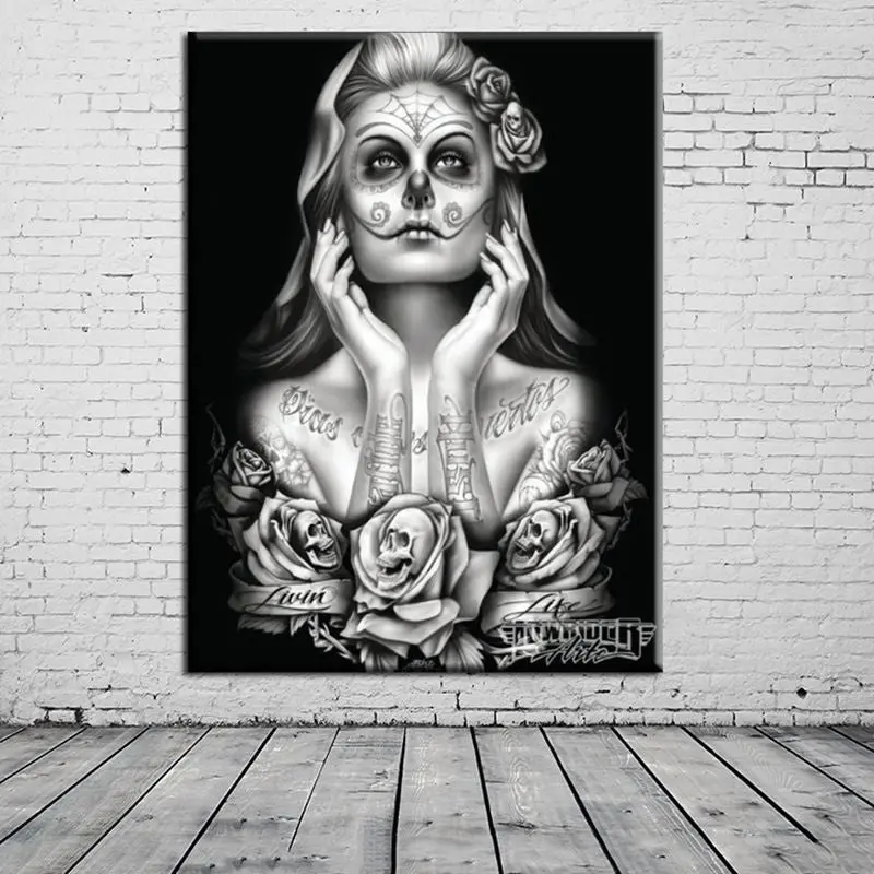 Poster Flower Sexy Girl Modern Home Wall Decor Canvas Picture Art Hd Print Painting Canvas Art 88140 1