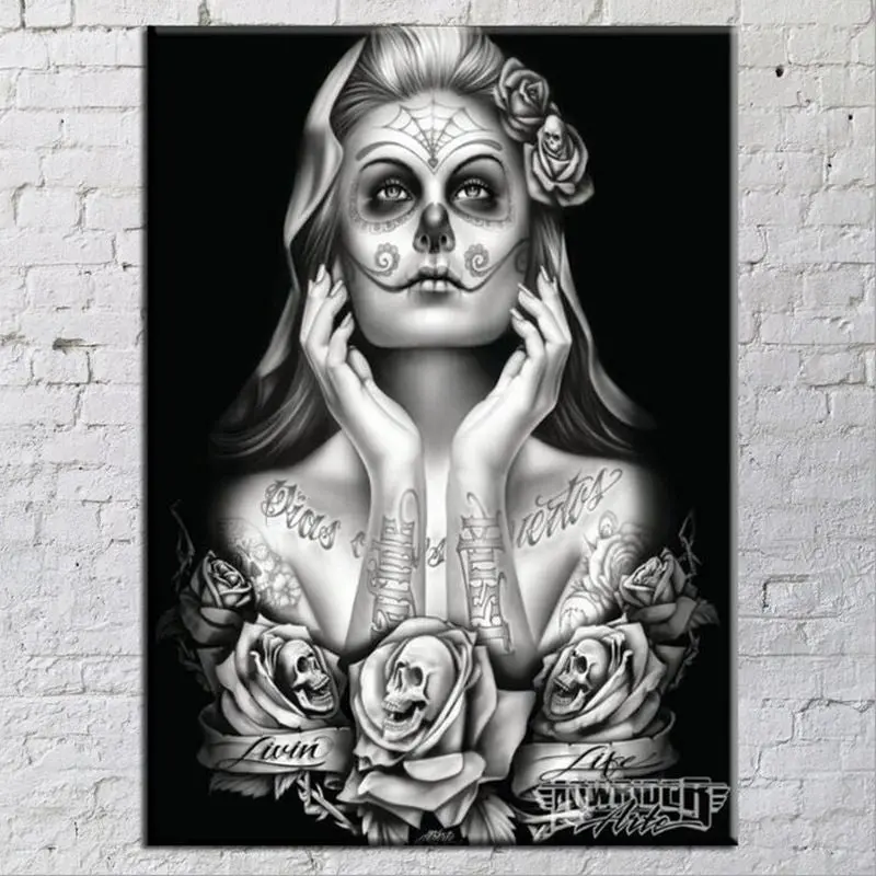 Poster Flower Sexy Girl Modern Home Wall Decor Canvas Picture Art Hd Print Painting Canvas Art 88140 2