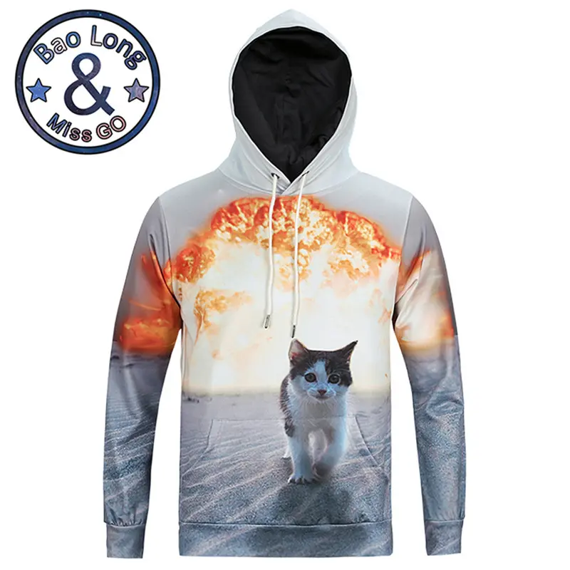 Pouring Milkexplosion Catand Monster 3D Print Sweatshirtshoody Sweatshirt With Pocket Hoody Hoodies 6