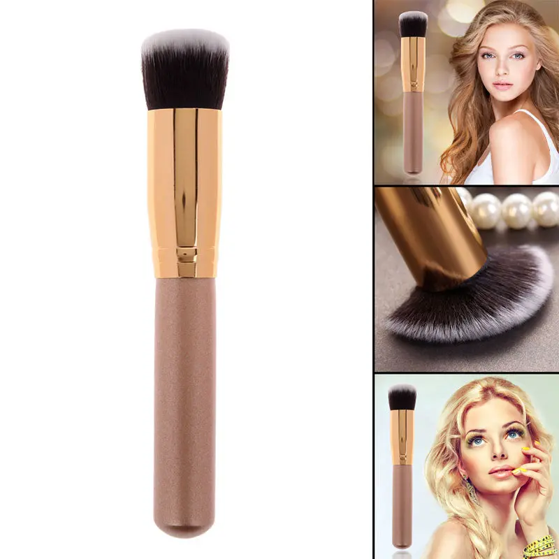 Powder Blush Brushes Facial Beauty Foundation Makeup Brushes Makeup Tools Pink Metal Hle Brush Head 1